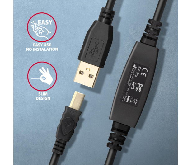 Axagon kabel ADR-220B USB repeater 20 m - 1485415 - zdjęcie 10